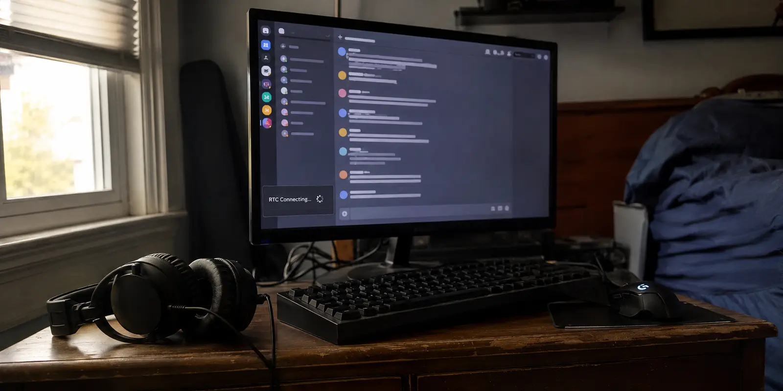 Discord يفتح عبر الـVPN لكن الصوت عالق على RTC Connecting؟ اختبر طريق المكالمة لا شاشة الاتصال